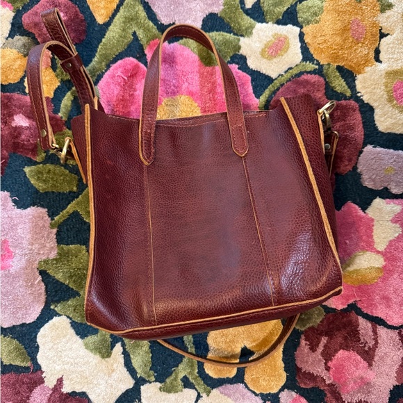 Portland Leather Lola Crossbody in Nutmeg - Picture 3 of 5
